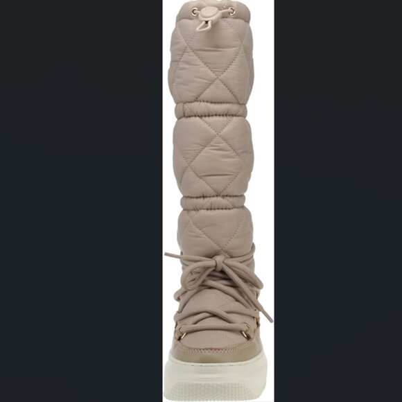 NEW PAJAR Gravita Waterproof High Pull On Boots IN Beige for women 1225 10m5 - Picture 3 of 12